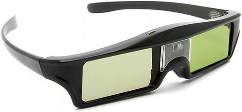 نظارات ثلاثية الأبعاد ذات مصراع نشط، نظارات ثلاثية الأبعاد قابلة لإعادة الشحن 144 هرتز لنظارات أجهزة العرض ثلاثية الأبعاد DLP Link، متوافقة مع BenQ، Optoma، Dell، Acer، Viewsonic DLP Projector in Kuwait