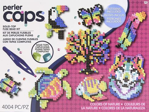Perler 80-54390 Solid-Top Cap Fuse Beads, 4005pcs, Deluxe Box Kit in Saudi Arabia