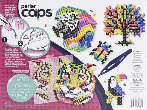 Perler 80-54390 Solid-Top Cap Fuse Beads, 4005pcs, Deluxe Box Kit in Saudi Arabia