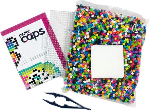 Perler 80-54390 Solid-Top Cap Fuse Beads, 4005pcs, Deluxe Box Kit in Saudi Arabia