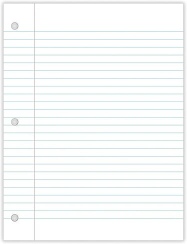 C-Line 3-Hole Punched Filler Paper, 8 x 10-1/2 Inches, Wide Ruled, 100 Sheets in Saudi Arabia