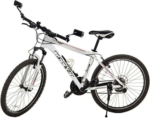 مرايا الرؤية الخلفية للدراجة، مرآة زجاجية قابلة للدوران قابلة للتعديل، مرآة رؤية خلفية آمنة تدور 360 درجة للدراجة الجبلية - أزرق in Kuwait