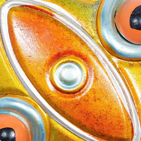 Deco 79 Metal Lizard Home Wall Decor Indoor Outdoor Wall Sculpture, Wall Art 30" x 14" x 2", Multi Colored in Saudi Arabia