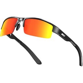 ATTCL Men's Polarized Sunglasses, UV400 Protection, Rectangle Metal Glasses for Driving, Fishing, Golf, Cycling in Saudi Arabia