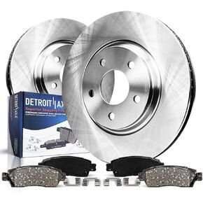 Detroit Axle - Front Brake Kit for 2001-2010 Chrysler PT Cruiser Replacement Brakes Rotors 2002 2003 2004 2005 2006 2007 2008 2009 Ceramic Brake Pads in Kuwait