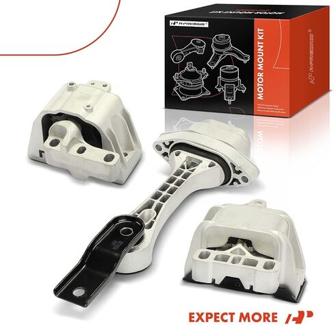 A-Premium 3PCS Motor Motor Motion Mount Mount Mount and Torque Strut Mount مجموعة متوافقة مع فولكس واجن جيتا 1999-2005 ، Golf 1999-2006 ، Beetle 1998-2005 ، Golf City 2007-2009 ، Transmission Manual in Saudi Arabia