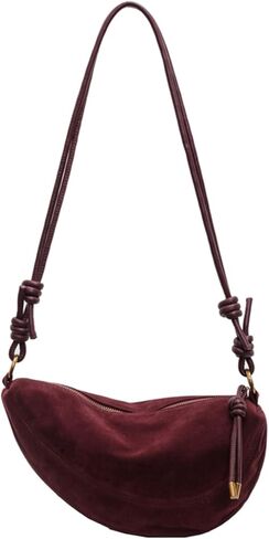 أكياس من جلد الغزال للنساء من الجلد المدبوغ محافظ كيس كريس كروس كتف كيس العناوين العصرية in Kuwait