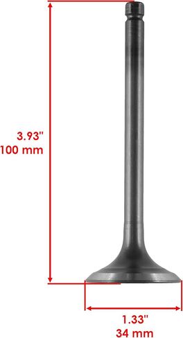 Caltric Exhaust Valve Kit compatible with Yamaha Big Bear 400 YFM400 2x4 4x4 2000 2001 2002 2003 2004-2012 in Saudi Arabia