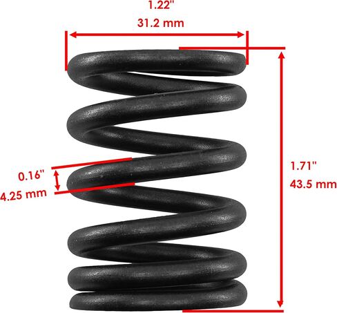 Caltric Exhaust Valve Kit compatible with Yamaha Big Bear 400 YFM400 2x4 4x4 2000 2001 2002 2003 2004-2012 in Saudi Arabia