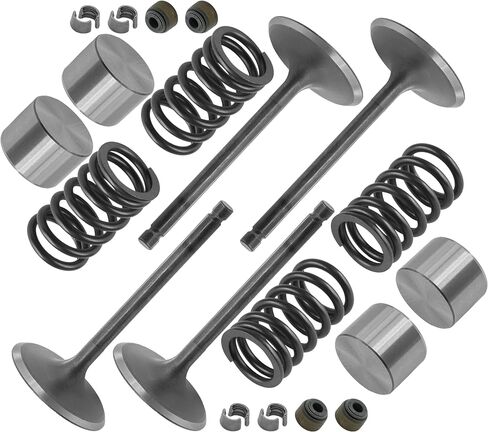 Caltric Exhaust Intake Valve Kit Compatible with Yamaha Kodiak 700 YFM700K 4x4 2017-2018/ 700K 2016 / Grizzly 700 YFM700D 4x4 2016-2018 / Wolverine R-Spec YXE70 4x4 FI 2016-2018 in Saudi Arabia