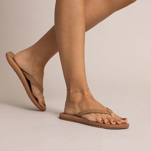REEF Womens Ojai Classic Slim Sandal, Premium Leather, Soft Cushion Footbed, Durable Outsole in Saudi Arabia