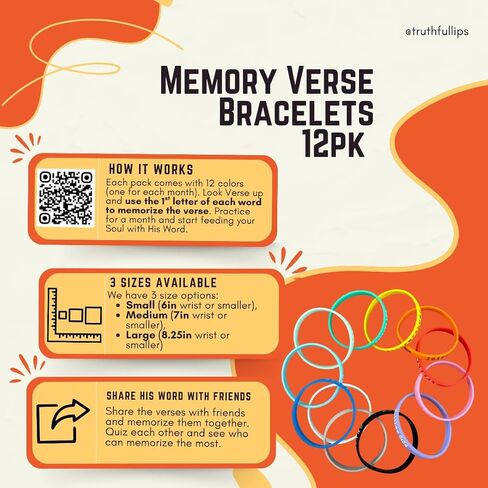 bible verse bracelets 12pk memory verse wwjd silicone bracelets in Saudi Arabia