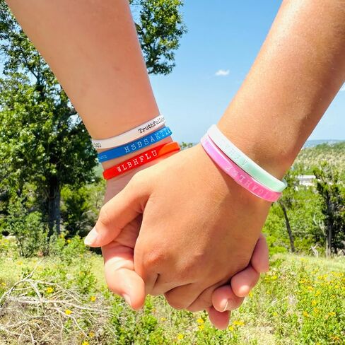 bible verse bracelets 12pk memory verse wwjd silicone bracelets in Saudi Arabia