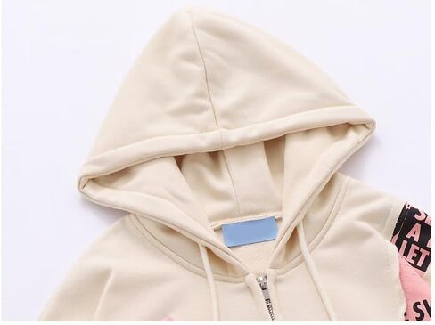 Kelabia Coquette Oversized Hoodie Star Graphic Hoodies for Women Teen Y2K Zip Up Hoodie Trendy Y2K Jackets Hip Hop Streetwear in Saudi Arabia