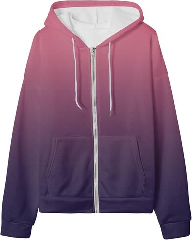 Zip Up Hoodies 2025 Hoodies السببية العصرية الأكمام طويلة الأكمام ذات الصلابة المصبوغة بملفقة مع جيوب in Saudi Arabia
