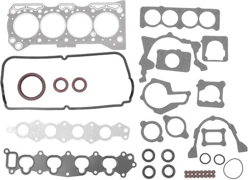 No.1140261870 أسطوانة رأس طوقا لمحرك سوزوكي. G16B (SY416) 16V لـ Chevrolet Tracker L4 1.6L 1998-2000 محرك صمام طوقا مجموعة مطاط ، المعادن 1 مجموعة أسود in Saudi Arabia