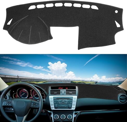 Dash Cover Mat Custom Fit for Mazda 6 2009 2010 2011 2012 2013 Dashboard Mats Dash Carpet Protector in Saudi Arabia