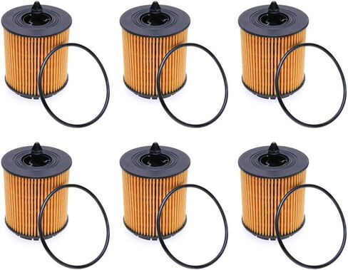 iFJF PF457GO Oil Filter Element Replacement for Bui-ck Regal 2.4L 2011-2017 Chevy Cobalt 2.2L 2005-2010 GMC Terrain 2.4L 2010-2017 Replaces 19260345 PF2244G PF456G(Set of 6) in Saudi Arabia