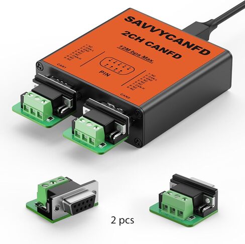 USB to CAN Analyzer Cable SavvyCAN-FD- C CAN FD Speed Up to 12M Isolated Against USB 2.5KV CE FCC in Saudi Arabia