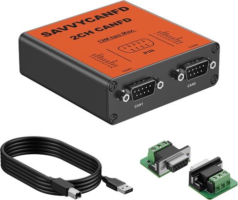 USB to CAN Analyzer Cable SavvyCAN-FD- C CAN FD Speed Up to 12M Isolated Against USB 2.5KV CE FCC in Saudi Arabia