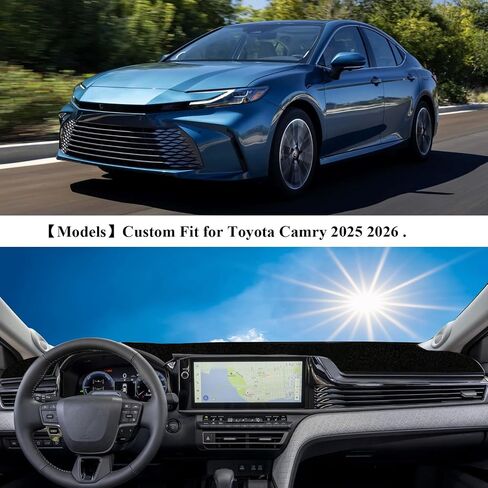 Rifoda for Camry Dash Cover ملاءمة لتويوتا كامري 2025 2026 ديكور داخلي غير لانزلاق دكلة Sunshade Glar in Saudi Arabia