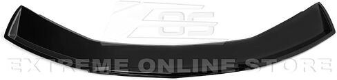 Replacement for 2016-Present Chevrolet Camaro All Models | Performance Track Style Add On Rear Trunk Lid Wing with WickerBill Extension Spoiler (ABS Plastic - Painted Glossy Black) in Saudi Arabia