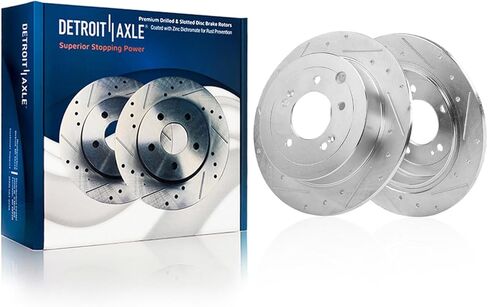 Detroit Axle-مجموعة الفرامل لعام 2016-2021 Hyundai Tucson 2017-2022 Kia Sportage ، حفر قرص فرامل فرامل محفورة منصات فرامل سيراميك 2018 2018 2020 استبدال: 12.00 "بوصة الأمامية و 11.89 بوصة دوار بوصة in Saudi Arabia