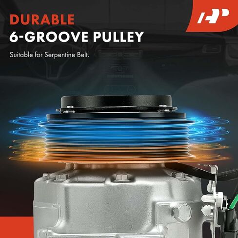 A-Premium Air Conditioner AC Compressor with Clutch Compatible with Ford F-150 F150 2018-2021 3.0L, F-150 2021 5.0L in Saudi Arabia