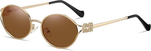 Sunglasses for Women Retro Oval 90s Sun Glasses Lightweight Vintage Cat Eye Trendy Shades UV400 Protection Lens in Saudi Arabia