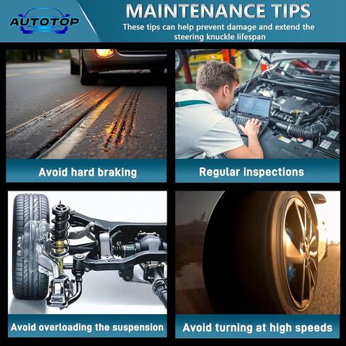 تجميع محور مفصل التوجيه الأمامي وعجلة تويوتا كورولا 2003-2008 L4 1.8L ، جانب الركاب الأيمن ، استبدل LK030 698-388 4321219015 in Kuwait