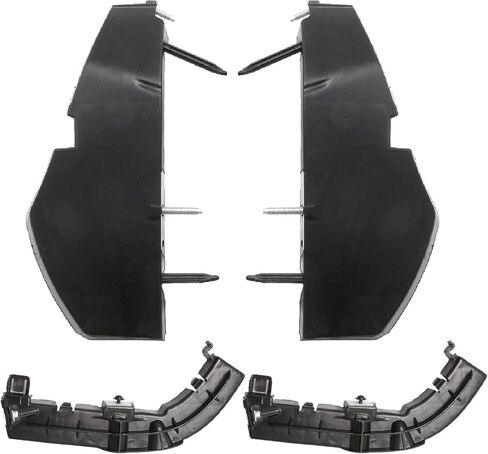 1 Pair 68024342AD Bumper Bracket Cover and Bumper Support Brackets, Replacement for Dodge Challenger 2015 2016 2017 2018 2019 2020 2021, Replaces 68375013AA in Saudi Arabia