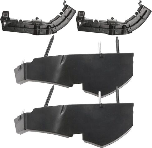 1 Pair 68024342AD Bumper Bracket Cover and Bumper Support Brackets, Replacement for Dodge Challenger 2015 2016 2017 2018 2019 2020 2021, Replaces 68375013AA in Saudi Arabia