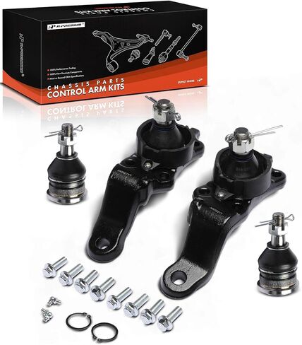 A-Premium Set of 4, Front Upper & Lower Ball Joints Kit, Compatible with Toyota Sequoia 2004-2007, Tundra 2004-2006 in Saudi Arabia