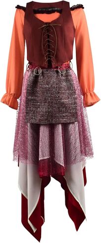 البالغين للسيدات ماري ساندرسون زي هالوين كوزبلاي قمصان طويلة الأكمام in Kuwait