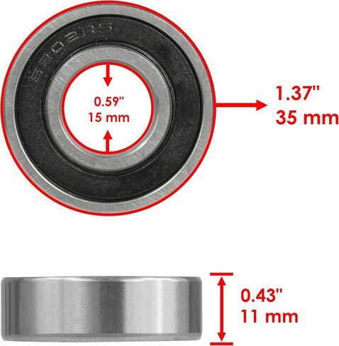 Caltric Front Ball Ball and Seals Kit متوافق مع Yamaha Raptor 250 YFM250R 2008 2009 2010 2011 2012 2013 in Saudi Arabia