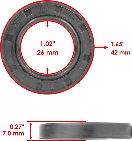 Caltric Front Ball Ball and Seals Kit متوافق مع Yamaha Raptor 250 YFM250R 2008 2009 2010 2011 2012 2013 in Saudi Arabia