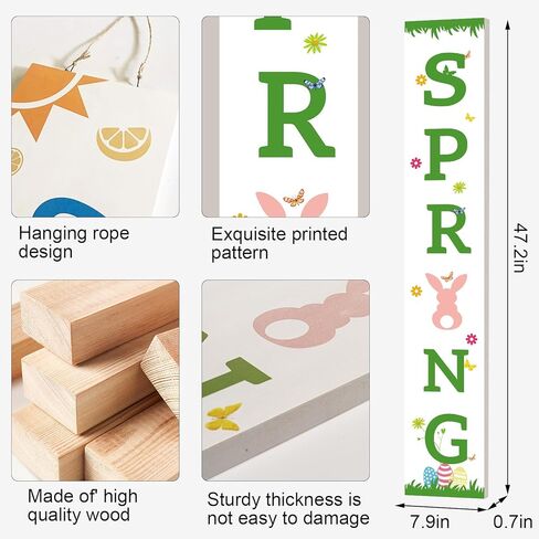 علامة ترحيب لعيد الميلاد على الوجهين للشرفة الأمامية، 47.2 بوصة خشبية في الهواء الطلق طويلة القامة علامة ترحيب رأسية كبيرة للباب الأمامي لوحات الشرفة الدائمة ديكور، خارج ديكورات المنزل في ساحة الخريف والشتاء المرح in Kuwait