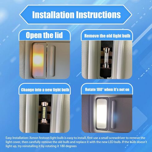 6pcs 29mm 6614f Feverypean LED LED Plbs ، المصابيح الكهربائية للسيارة ، استبدال ضوء 12V للمكياج ، إكسسوارات السيارات مشرقة للغاية 9-SMD 4014 رقائق 6614 6612F مصابيح LED للمركبات (أبيض) in Saudi Arabia