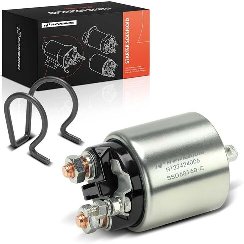 A-Premium Starter Solenoid Compatible with Chevrolet, GMC Models - Silverado 3500 2004-2006, C4500 C5500 Kodiak 2003-2009, Express 2500 3500 2006, C4500 C5500 Topkick, 6.6L - 12V in Saudi Arabia