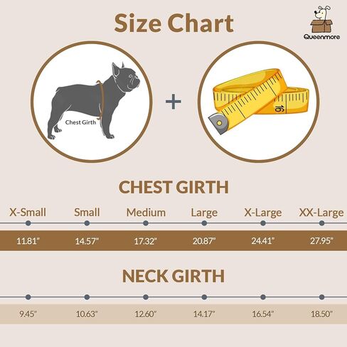 Queenmore Dog Striped Knitted Sweater, Turtleneck Pullover Pet Coat, Dog Winter Clothes with Leash Hole for Small Medium &Large Dogs(Brown,S) in Kuwait