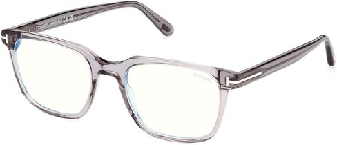 Tom Ford Eyeglasses FT 5818 -F -B Asian Fit 020 شفاف لامع ، شعار T. in Saudi Arabia