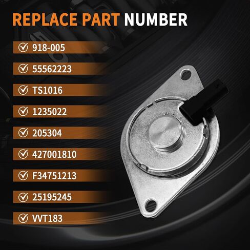 توقيت صمام متغير توقيت VVT ملاءمة ل Chevy Cruze 2011-2016 ، Sonic 2012-2020 ، Trax 2013-2020 ، Volt 2011-2015 ، Buick Encore 2013-2021 ، Cadillac ELR 2014-2016 1.4L ، استبدل 918-005 in Saudi Arabia