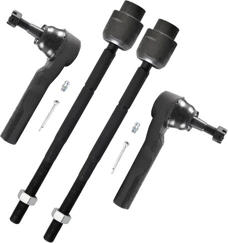 4pcs 2wd توجيه أدوات التعادل الطبق الداخلية والمجموعة الخارجية الكاملة لشيفروليه Malibu Pontiac G6 Saturn Aura 2004-2012 in Kuwait