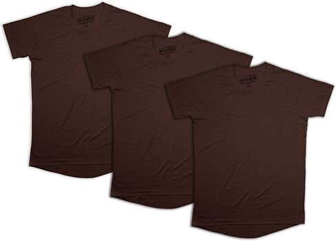 Mr. Davis Men's Bamboo Viscose Traditional Cut V Neck - Stylish Undershirts with Stretch Fabric for a 3 Pack in Kuwait