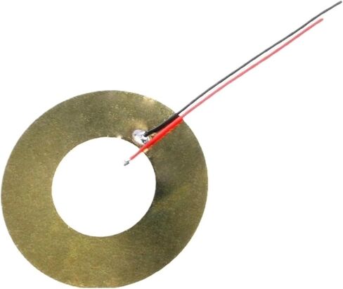 20PCS Piezoelectric Ceramic Wafer Plate Dia 35MM 50MM Piezo Buzzer Copper Sheet with Copper Wire, for Speaker(Buzzer-35mm) in Saudi Arabia