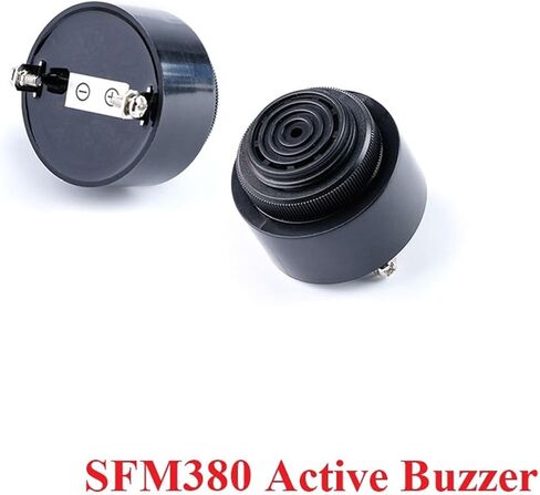 SFM380 Active Buzzer 12V 24V 4310 PIEZOELECTRIC DC SPEALER CAR in Saudi Arabia