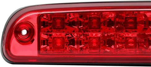 Rear High Mount Stop Brake Lights LED Third Brake Cargo Light Fit For Ford 1993-2016 For Mazda 1994-2008 Third Rear Cab Roof Center Tail Cargo Lamp Chrome+Red Lens in Saudi Arabia