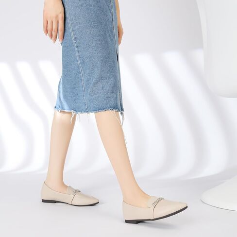 Women Loafers, Pointed Toe Women’s Flats, Slip on Loafers for Women Comfort Ballet Flats Shoes for Office Work in Saudi Arabia