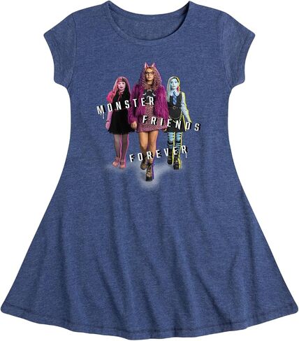Monster High - Frankie ، Draculaura ، & Clawdeen M.F.F - Toddler & Youth Girls Flare in Kuwait