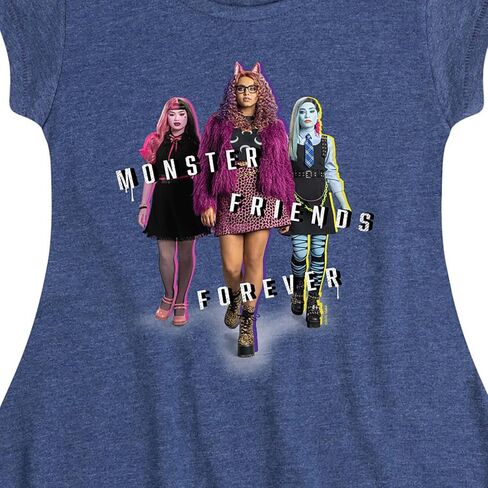 Monster High - Frankie ، Draculaura ، & Clawdeen M.F.F - Toddler & Youth Girls Flare in Kuwait